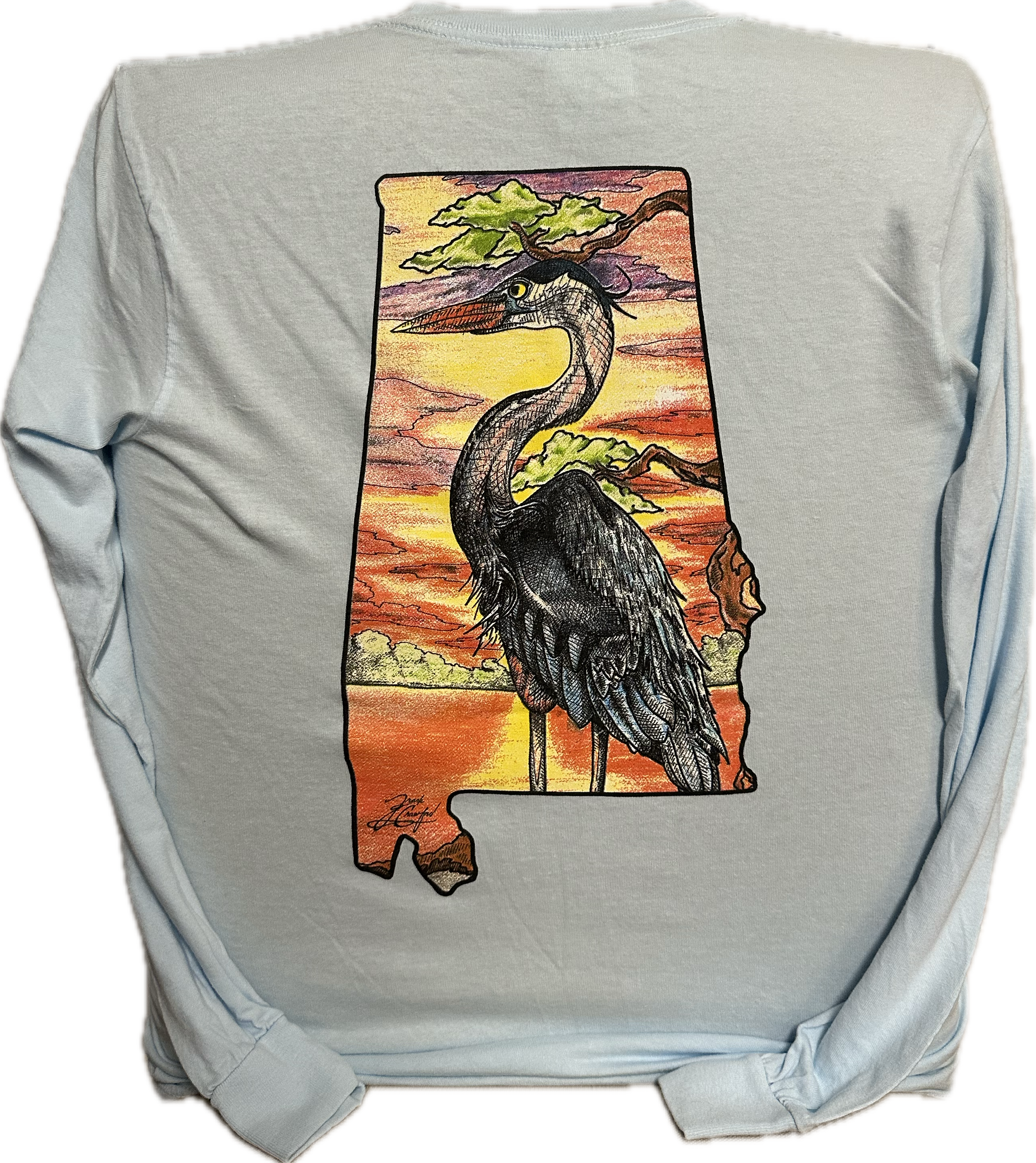 Alabama Heron Long Sleeve T
