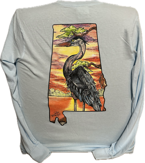Alabama Heron Long Sleeve T