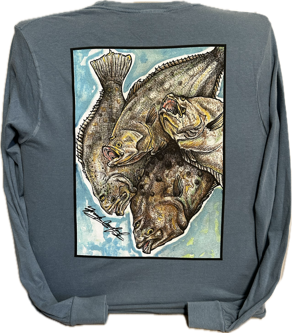 Flounder Pounder Long Sleeve T