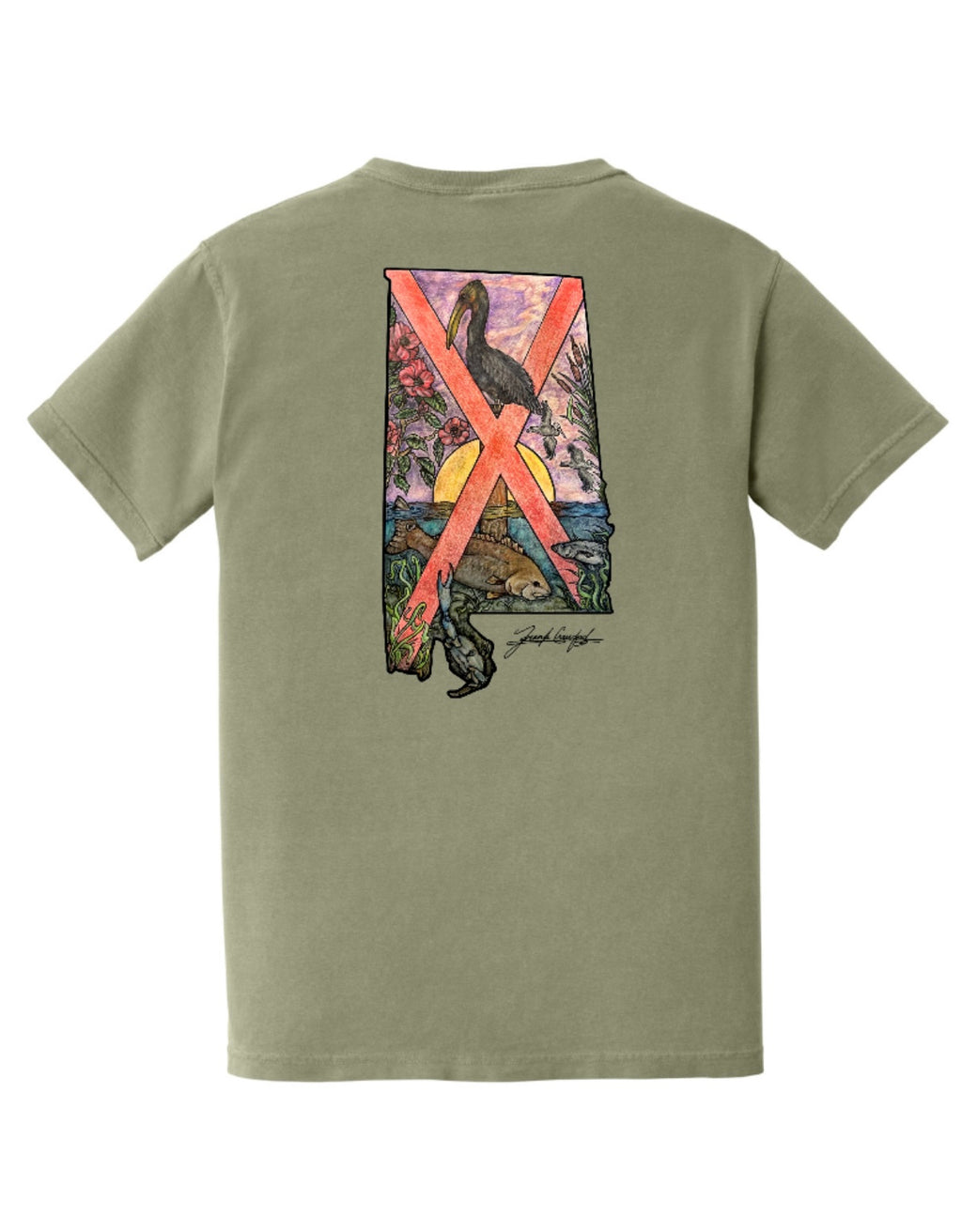 Alabama Pelican Short Sleeve T