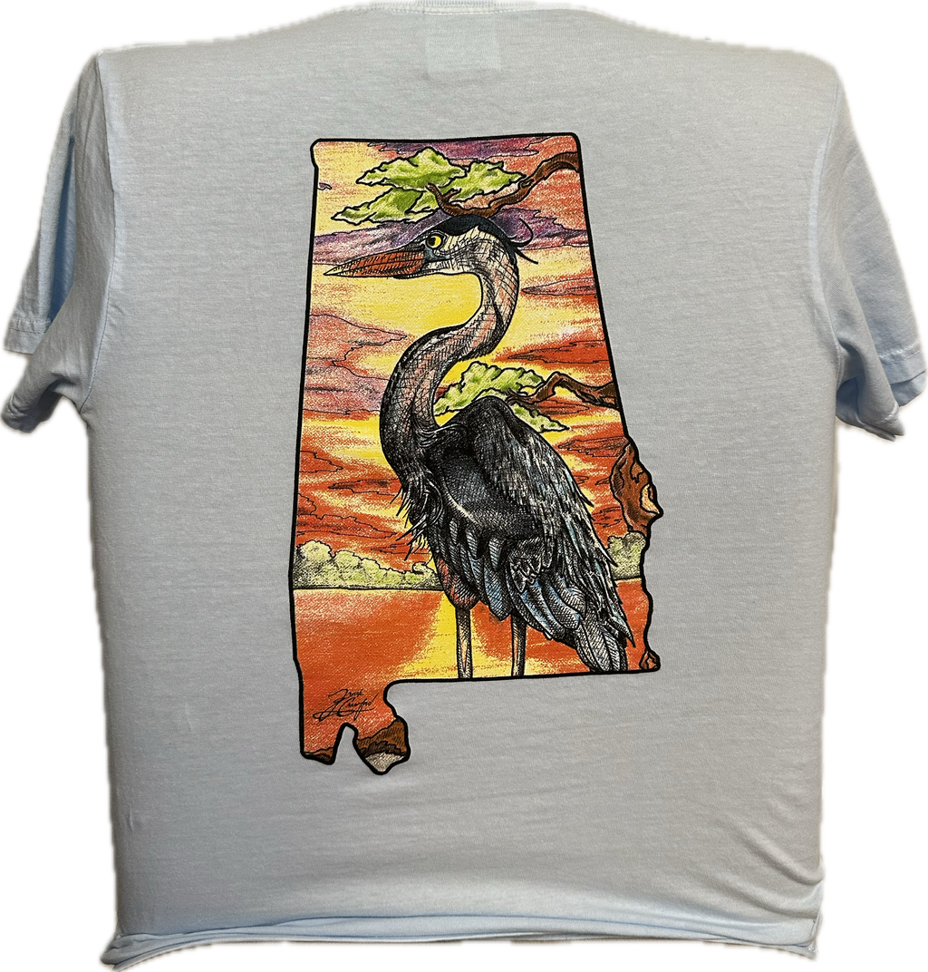 Alabama Heron Short Sleeve T