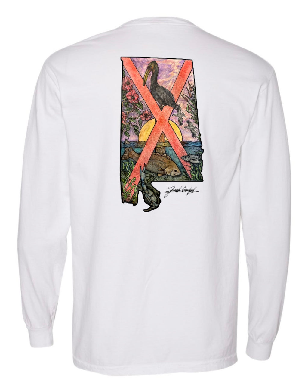Alabama Pelican Long Sleeve T