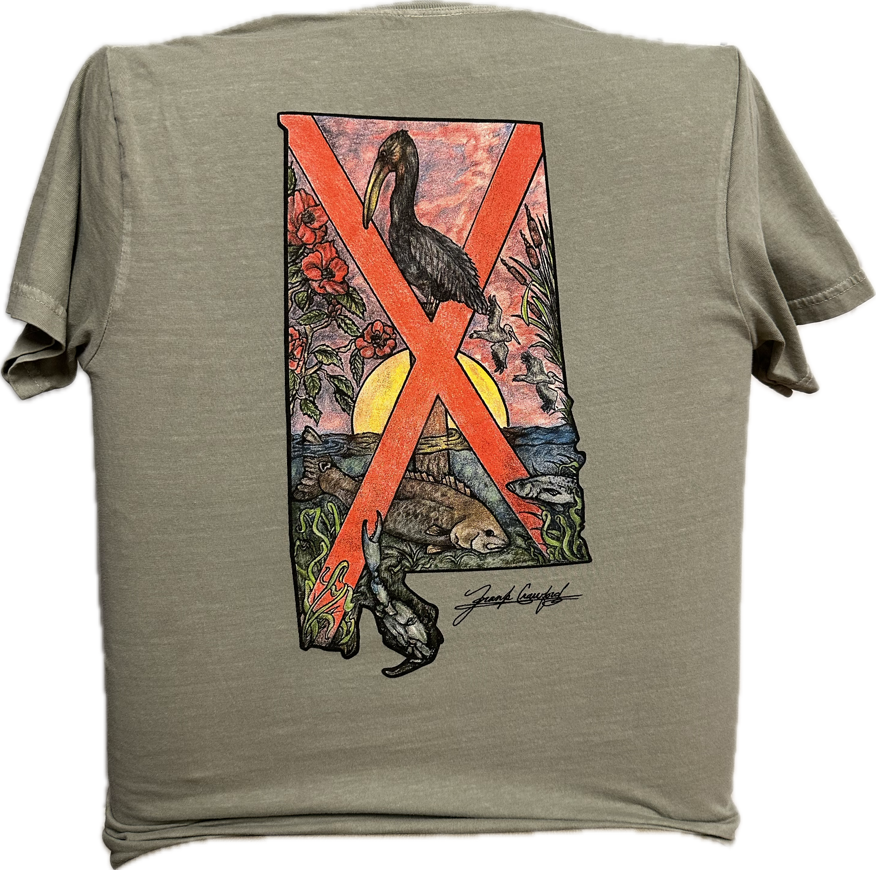 Alabama Pelican Short Sleeve T